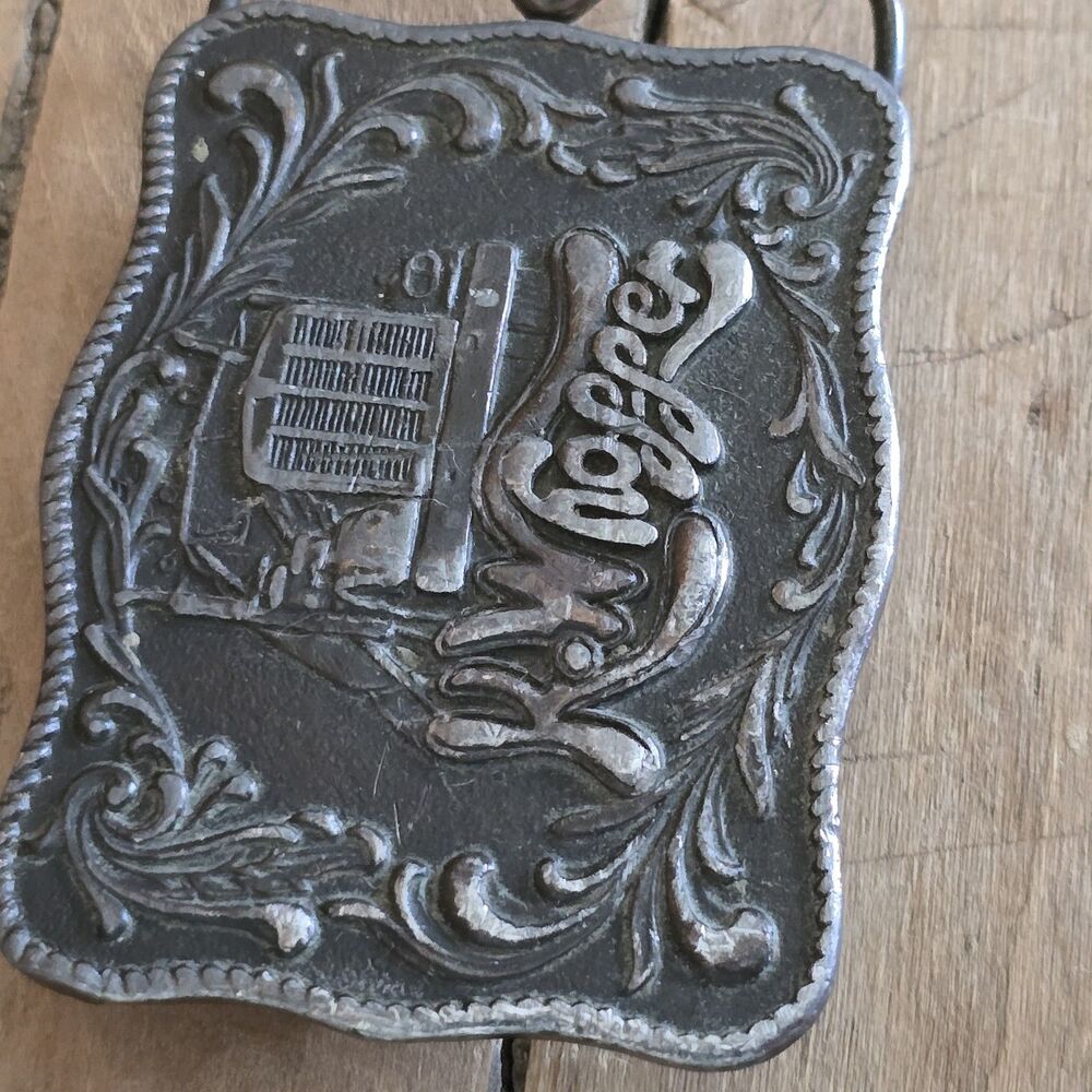 Vintage 1977 Kenworth Belt Buckle K. Whopper Trucker Semi Truck Metal - Picture 2 of 6